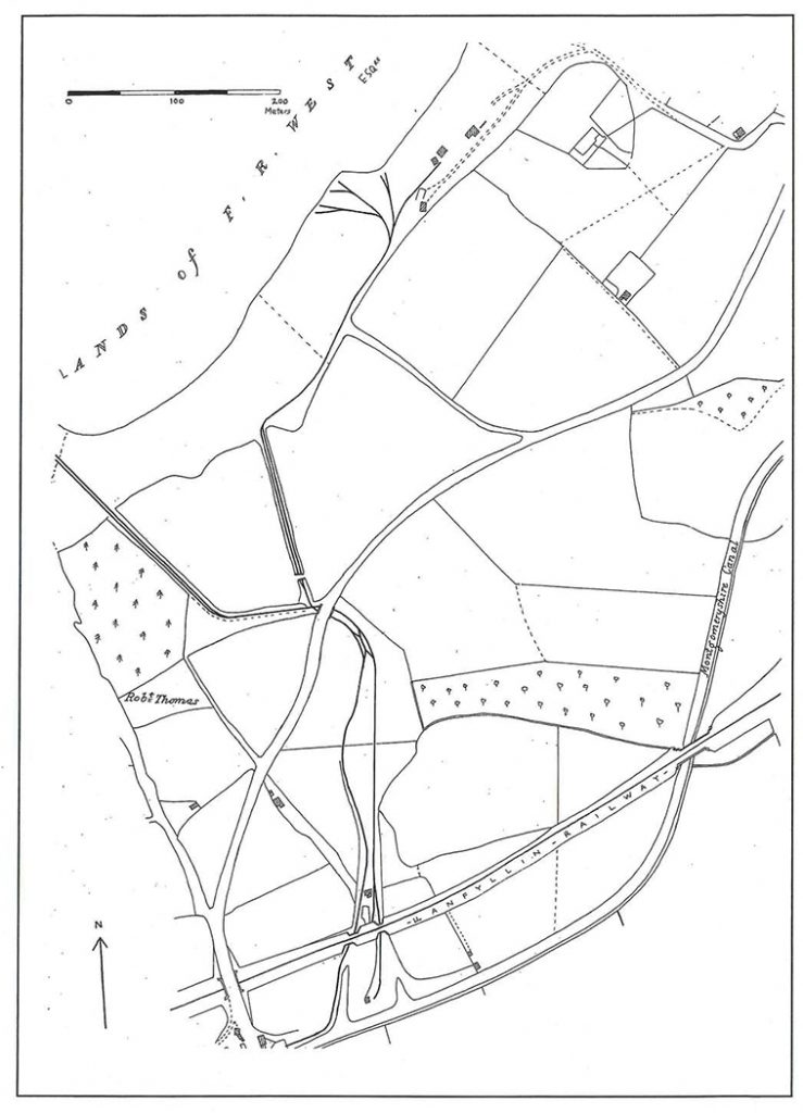 Tracing of Map of Lord Bradfords Estate 1863