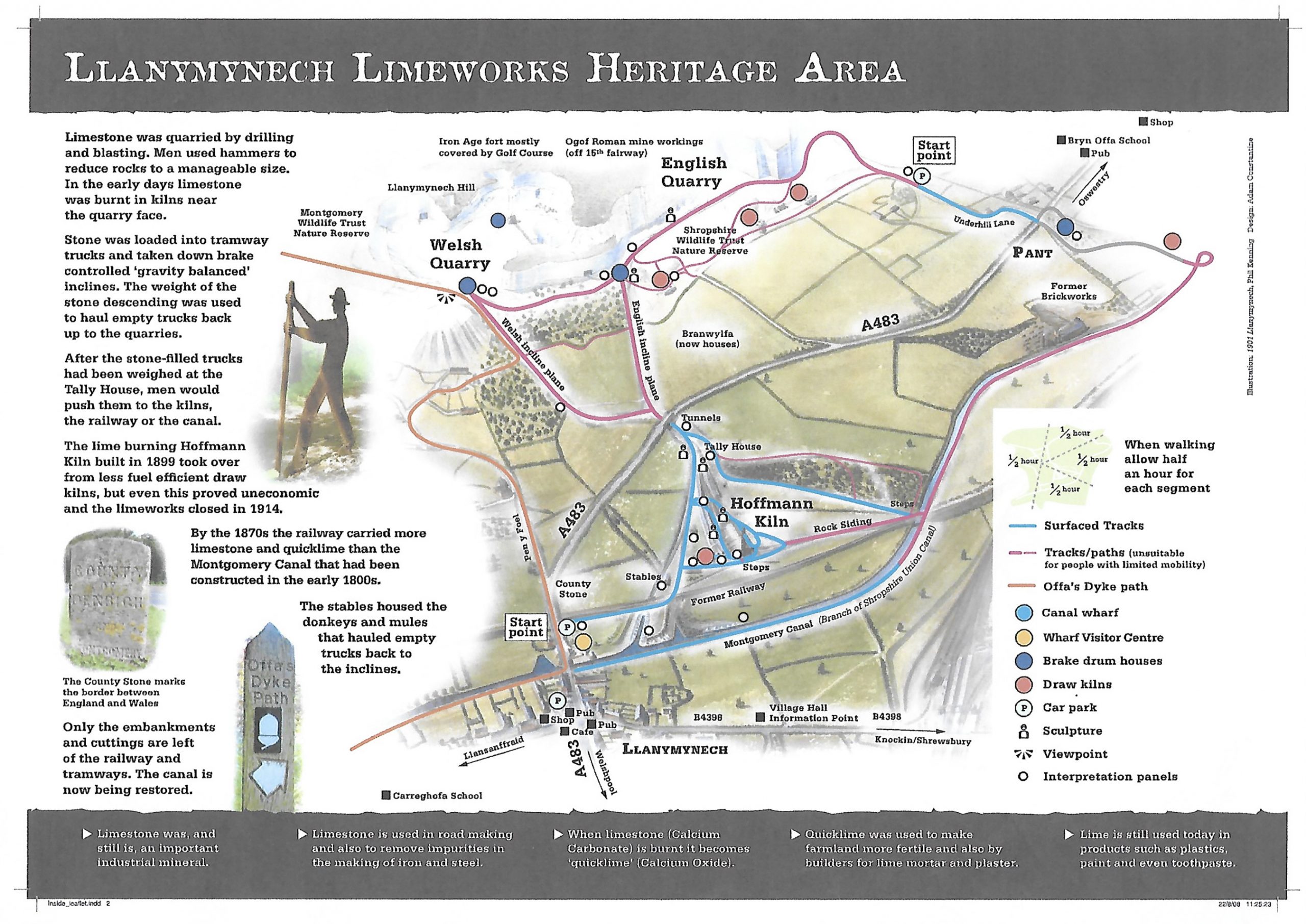 Map of the Limeworks Heritage Area
